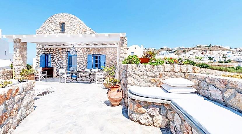 Santorin - villa traditionnelle en pierre à Akrotiri